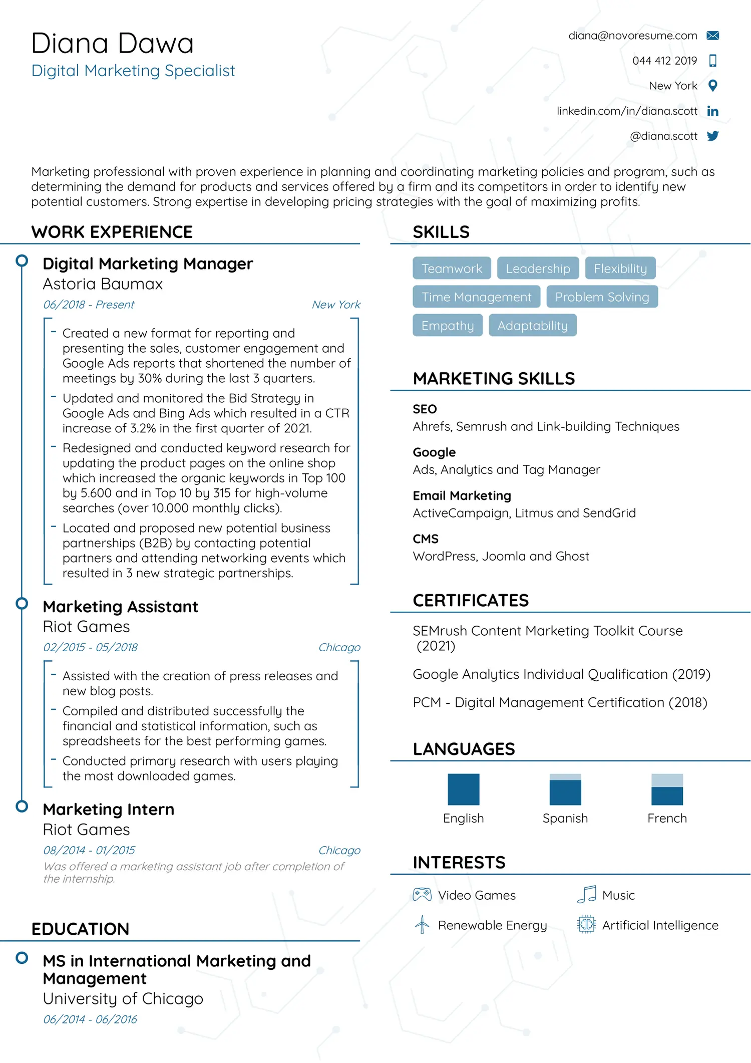 Modern Cv Template.webp